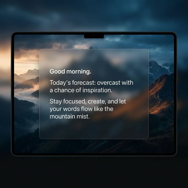 Cüe floating window — position anywhere on screen